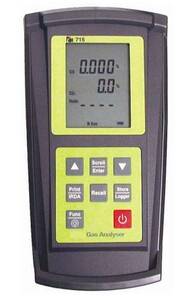 TPI 715 High CO Combustion Analyzer with Built-in Differential Thermometer, Differential Manometer, and NO Measurement & NOX Calculation
