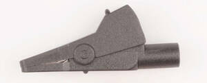 TPI Small Fully Insulated Crocodile Clip (Black) - A034B