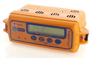 Crowcon Triple Plus+ Portable 4-Gas Monitor, CH4 % LEL, O2, H2S, CO Pumped with drop in charger with US PSU - TRP-01-NU-C