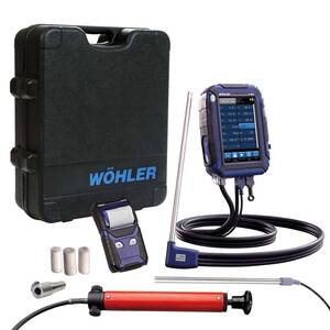 Wohler A 450 Combustion Analyzer, Professional Set - 10,000 ppm - 8390