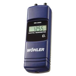 Wohler DM2000 Digital Manometer with Hose 1.5m - 7006