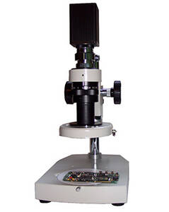 Zarbeco ZDM Series Portable Digital Microscope System with 9 - 65x Macro Lens, LED Lighting and Stand - ZDM1-203-65x-o2