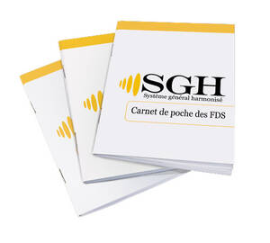 GHS SDS Pocket Booklet (10/Pkg), French - GHS2008